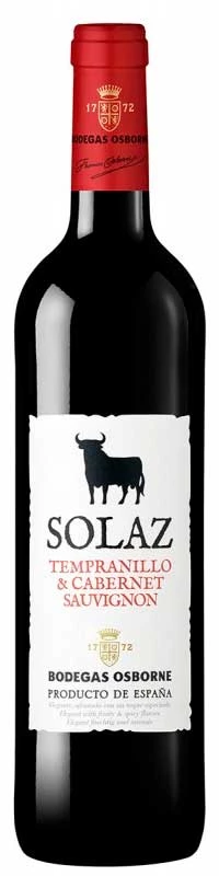 Solaz  Tempranillo Cabernet Sauvignon ( Osborne Wines ) 2001