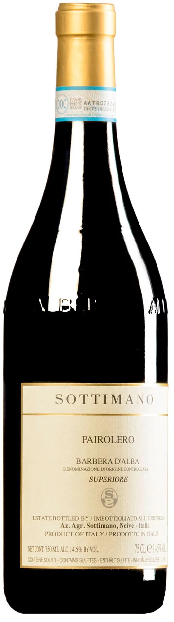Barbera d`Alba Superiore Pairolero ( Sottimano ) 2016