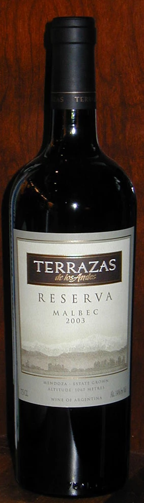 Malbec ( Terrazas de Los Andes ) 2003