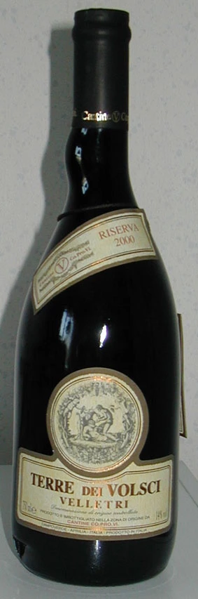 Velletri Riserva ( Cant. coop. provi ) 2000