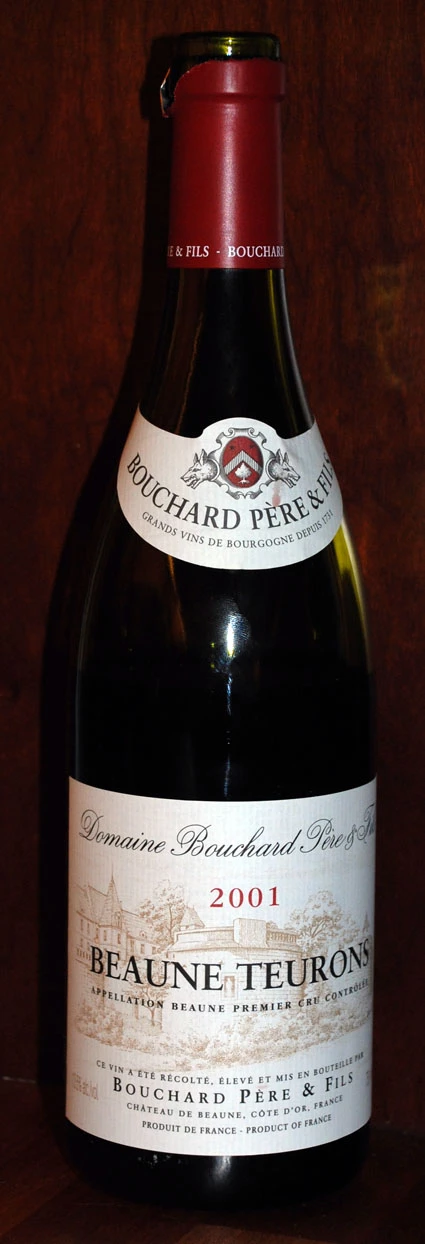 Beaune Teurons Premier Cru ( Bouchard Père et Fils ) 2001