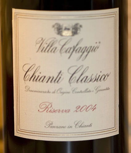 Chianti Classico Riserva ( Villa Cafaggio ) 2012