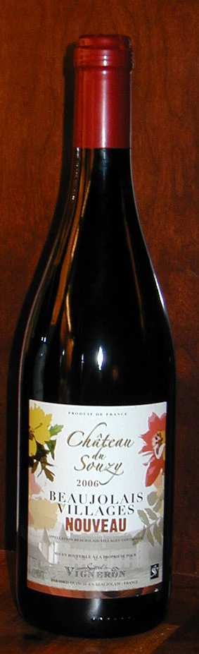 Beaujolais Village Nouveau Château du Souzy ( Signe Vignerons ) 2006