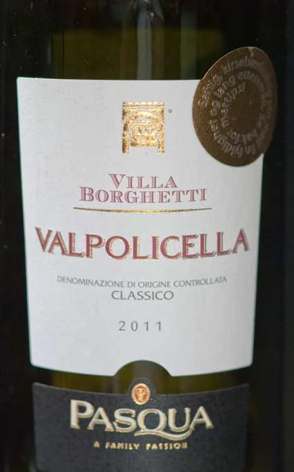 Valpolicella Classico Villa Borghetti ( Pasqua ) 2004
