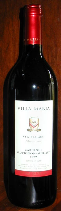 Private Bin Cabernet Sauvignon/Merlot ( Villa Maria Estate ) 1999