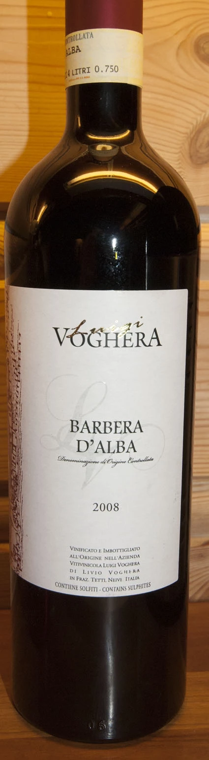 Barbera d`Alba ( Luigi Voghera ) 2006