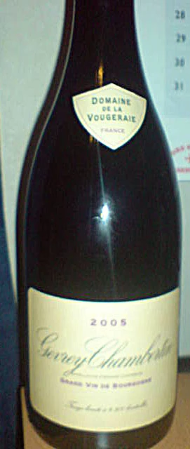 Gevrey-Chambertin ( Domaine de la Vougeraie ) 2005