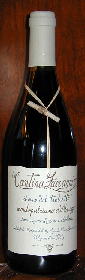 Montepulciano d`abruzzo ( Zaccagnini ) 2018